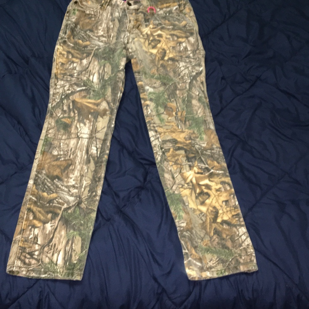 Camo Hunting Pants in Brown Green Tan